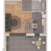 Apartament 1 camera, 34mp 17mp terasa, ansamblu NZEB, zona Terra