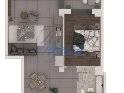 Apartament 2 camere, 55,34mp ansamblu NZEB, Terra