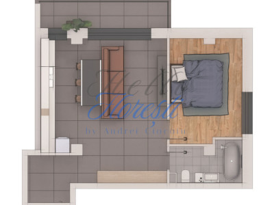 Apartament 2 camere, 53,73mp, ansamblu NZEB, zona Terra