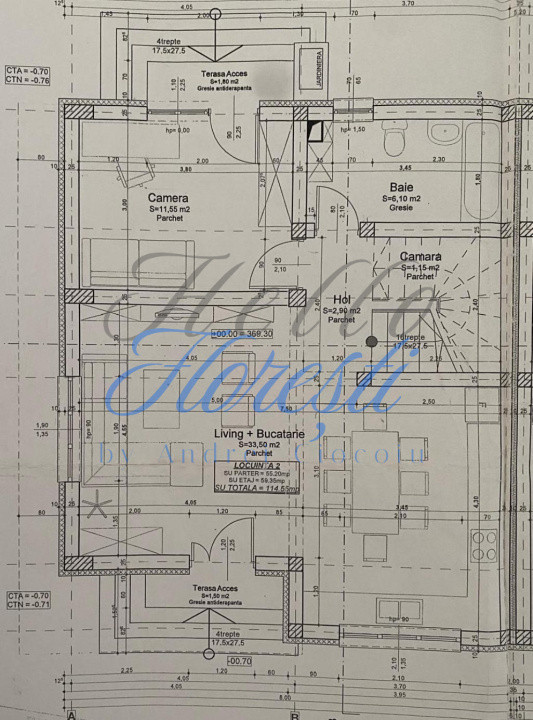 Se inchiriaza duplex cu 5 camere, 116 mp, in Floresti|Eroilor
