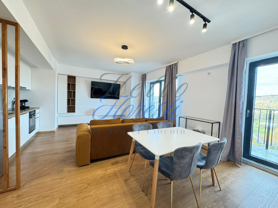 Inchiriere apartament cu 2 camere, 55 mp, West City Tower, Cluj