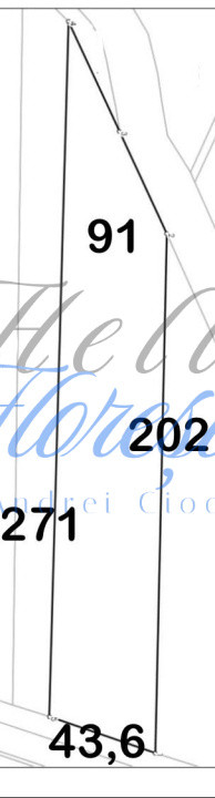 Teren partial intravilan, 9700 mp, Fundatura