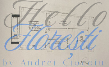 Apartament 2 camere, 56,64mp | Zona Dambul Rotund | Cluj-Napoca |