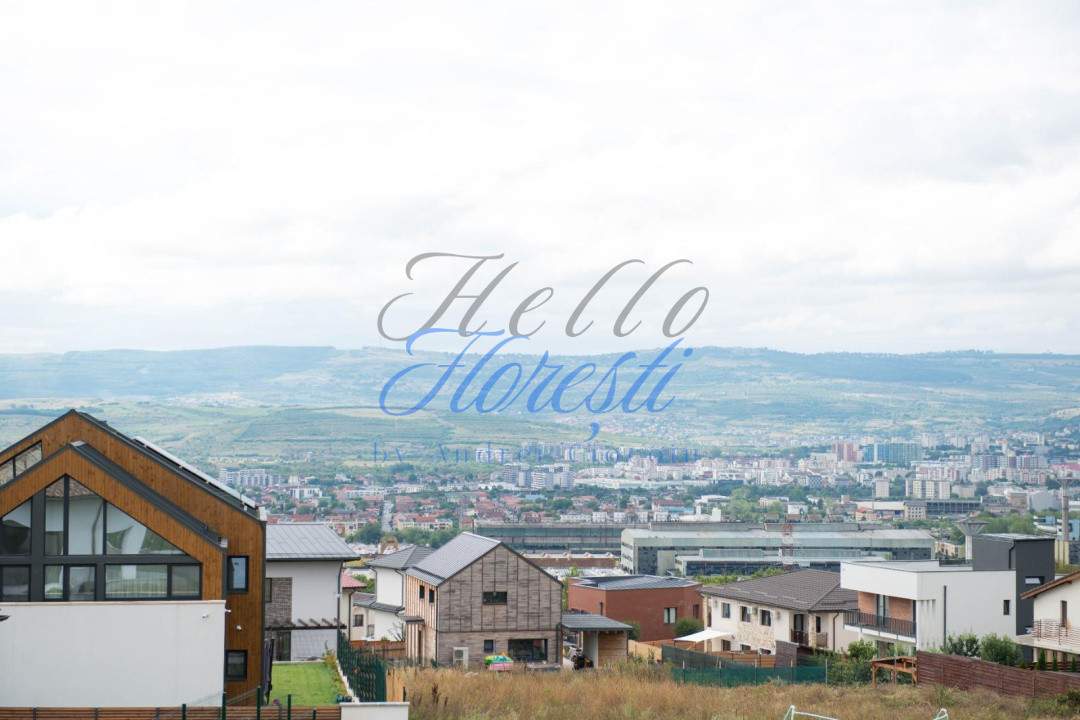 Casa ultrafinisata 4 camere, 2 bai, 140mp utili, 500 mp teren, view superb