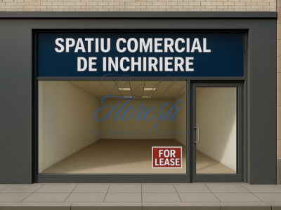 Spatiu comercial 71mp, open space, vitrina, zona Teilor