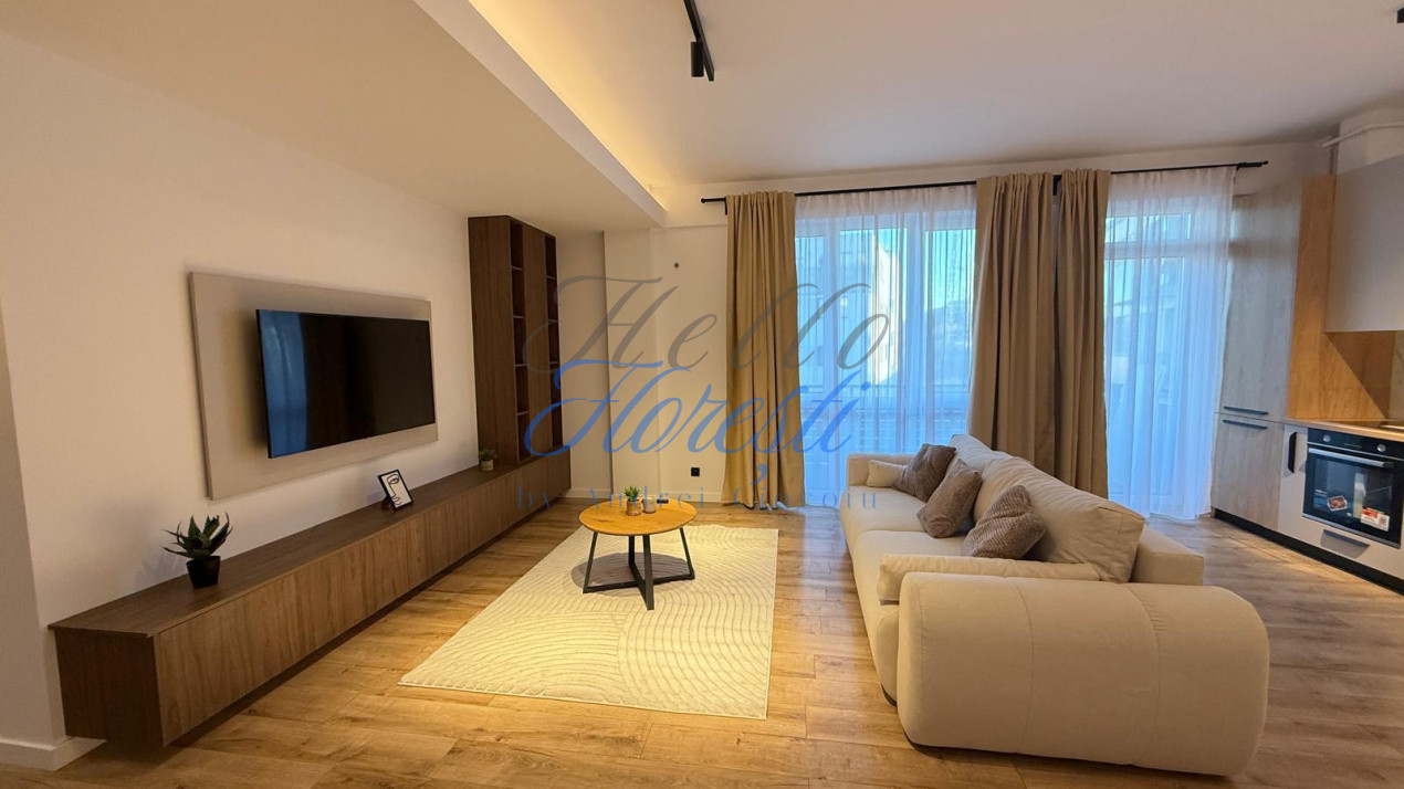Apartament 2 camere Lux, 57.4 mp , zona Vivo , Floresti 