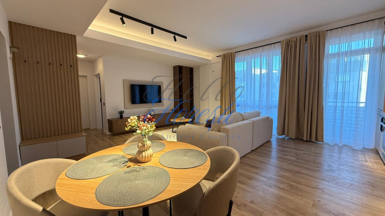 Apartament 2 camere Lux, 57.4 mp , zona Vivo , Floresti 