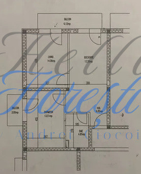 Apartament 2 camere, 53mp | Zona Porii | Floresti |