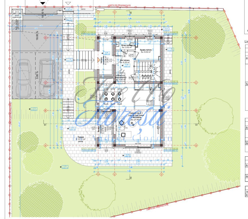 Casa individuala , 4 camere, teren 600 mp zona Chinteni