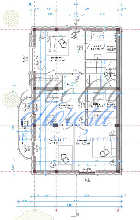 Casa individuala , 4 camere, teren 600 mp zona Chinteni