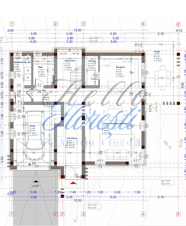 Casa individuala 4 camere in Clinteni 