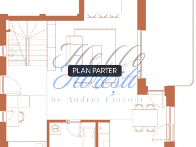 Apartament 3 camere 99.4 mp 1 logie si 2 terase in Hexagon 