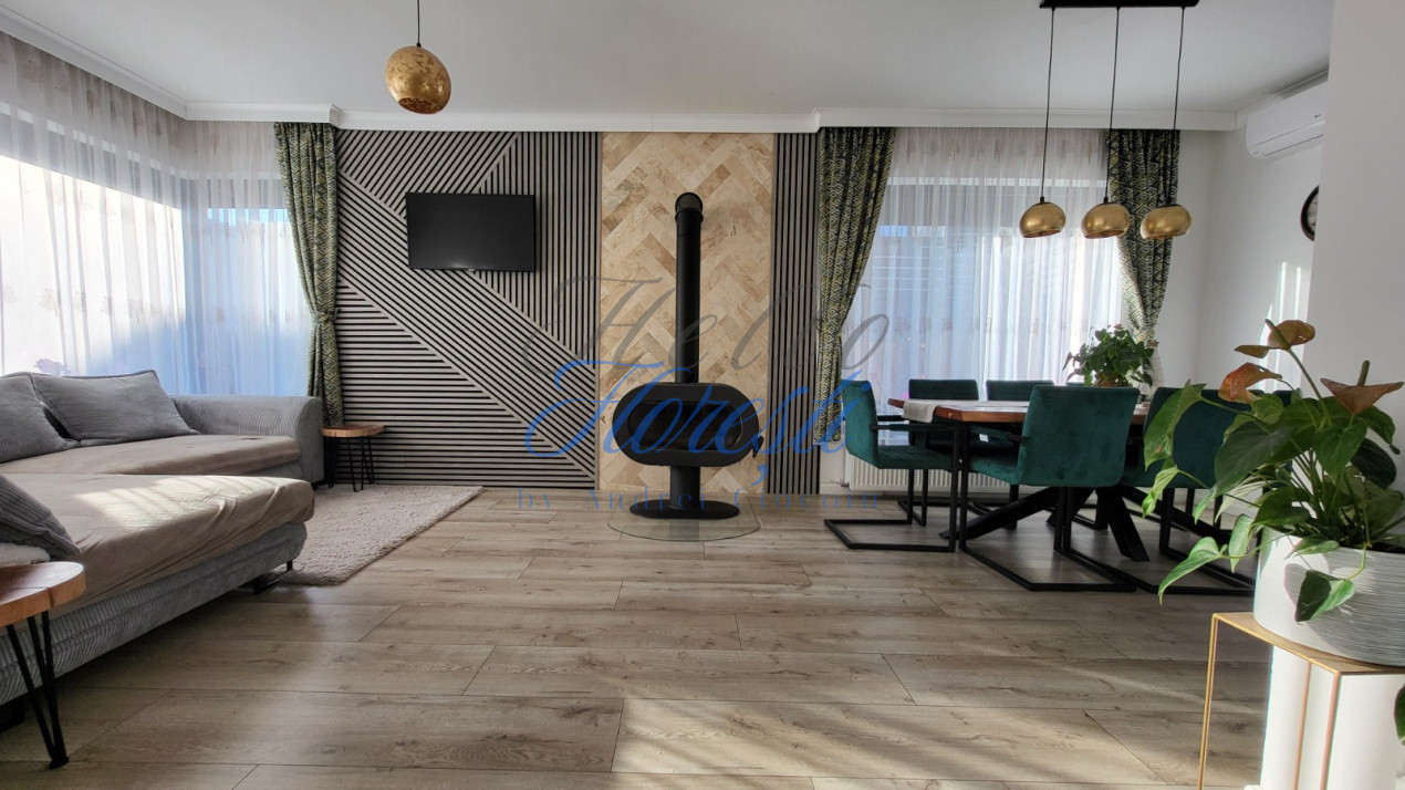 Casa individuala, 4 camere, mobilat, cartier rezidential privat Dezmir