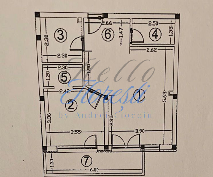Apartament 2 camere + parcare, zona Terra, Florești