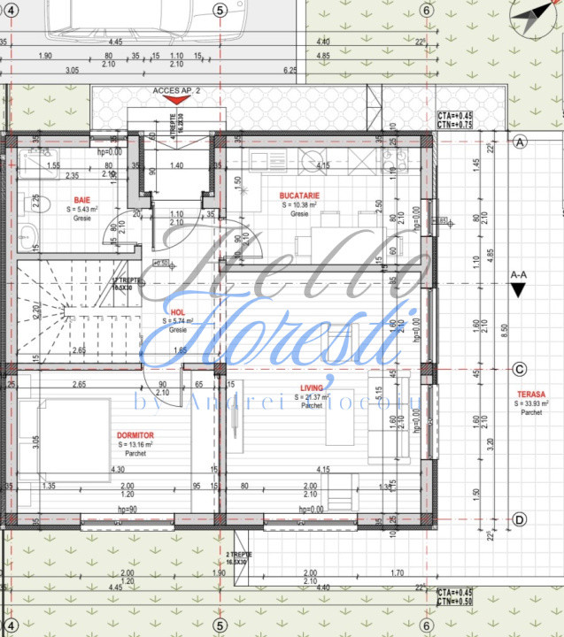Duplex 5 camere in Chinteni zona Beta 