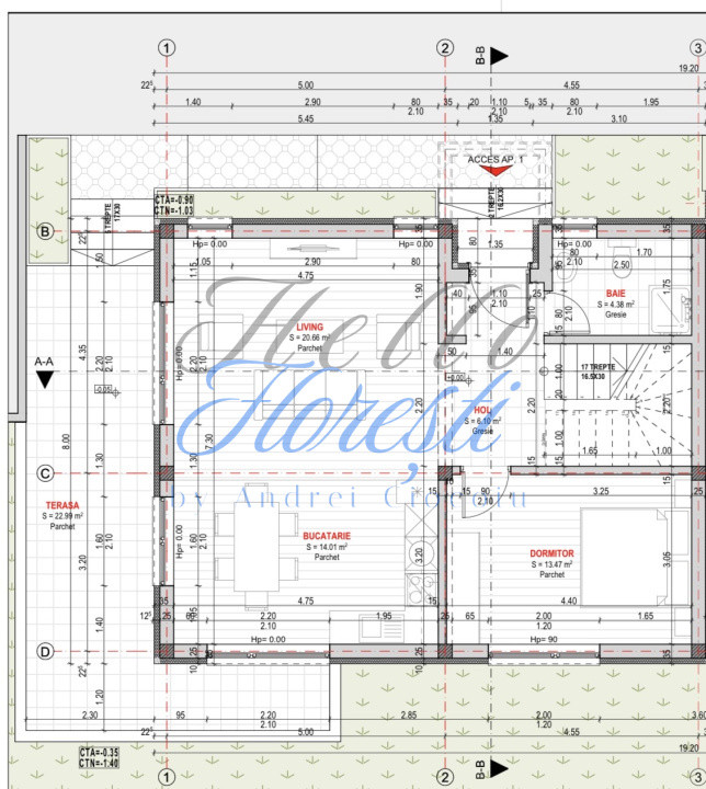 Duplex 5 camere in Chinteni 