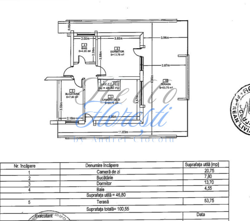 Apartament 2 camere in zona Eroilor