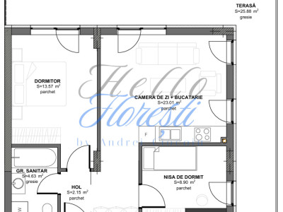 Apartament 3 camere in zona Eroilor