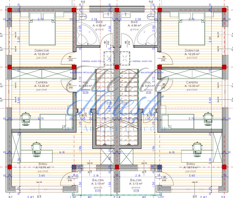 Duplex cu 4 camere in Chinteni zona centrala