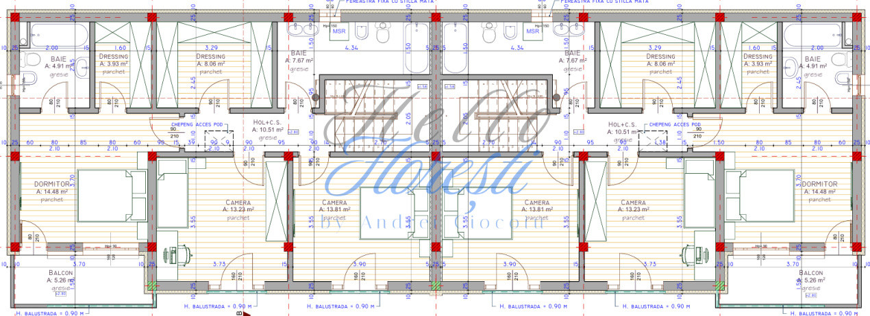 Duplex cu 4 camere in Chinteni zona centrala
