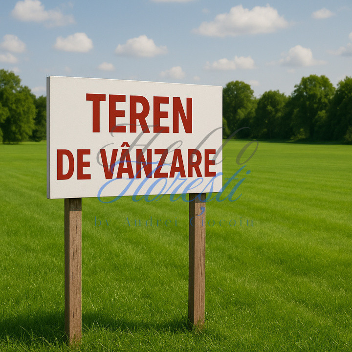 Teren intravilan,  3450 mp, front 23 m, lungime 150 m in Borhanci