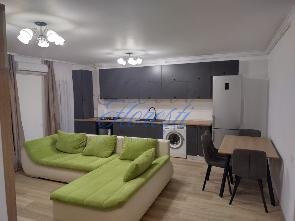 Apartament 2 camere, 60 mp, Floresti | Teilor