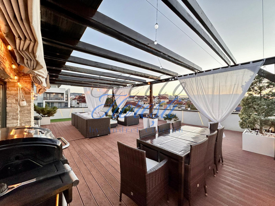 Penthouse lux 2 nivele 7 camere 180 mp | 3 terase 250 mp | zona Buna Ziua | Cluj