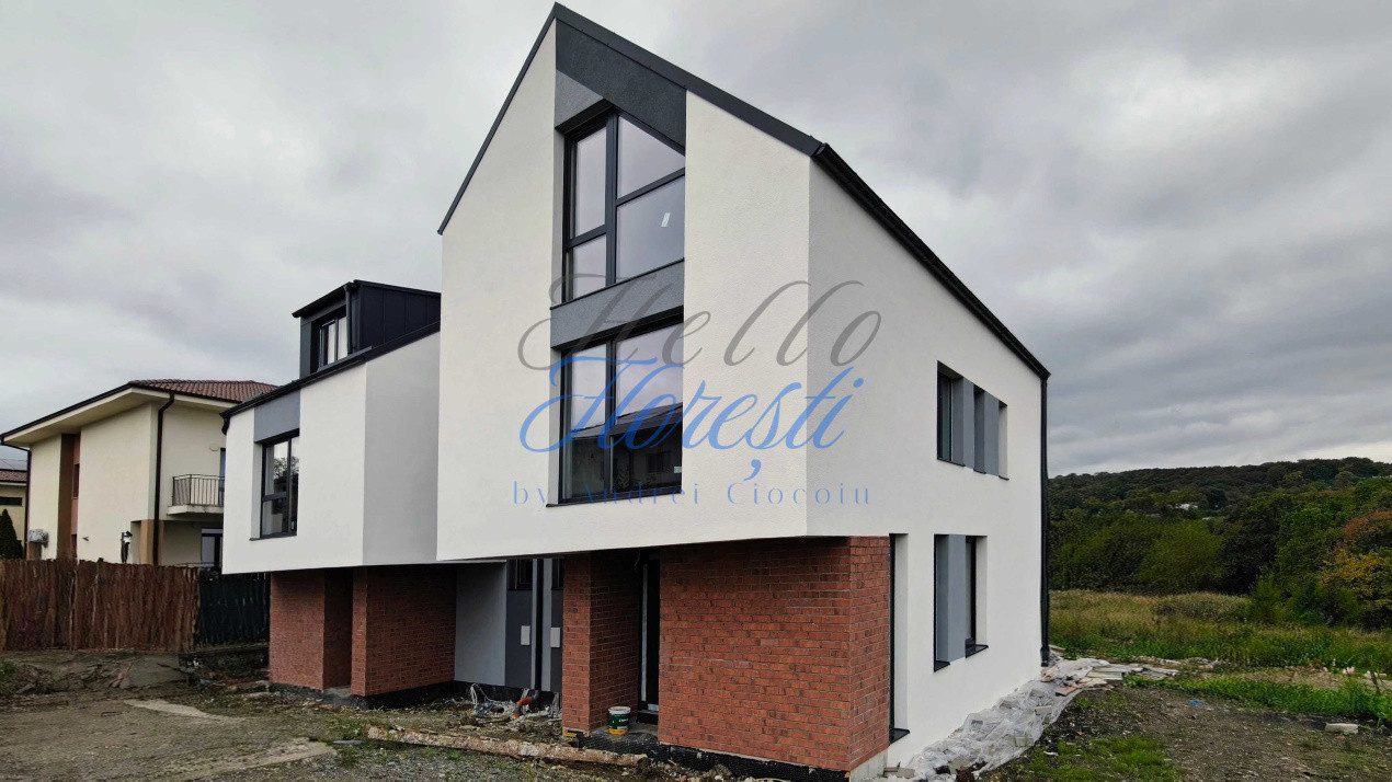 Duplex NZEB, 5 camere, 4 bai, 151mp utili, zona Faget