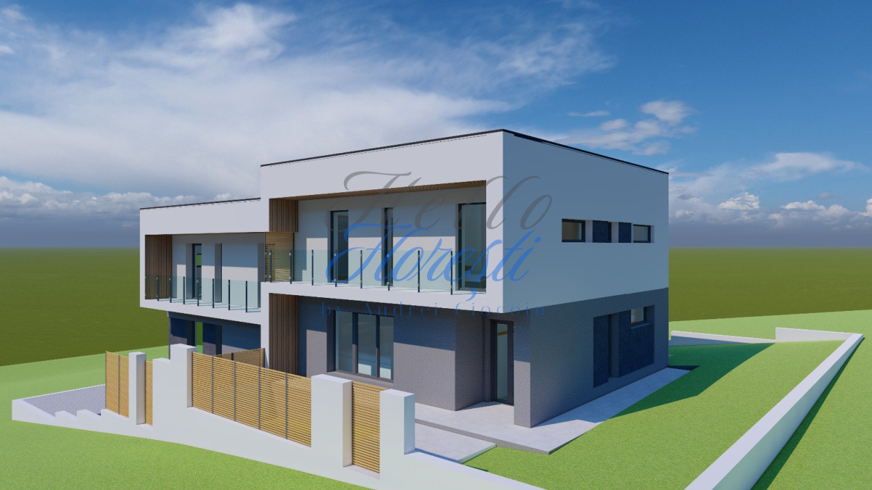 Duplex 5 camere 135 mp, 180 mp teren zona exterior nord Iris