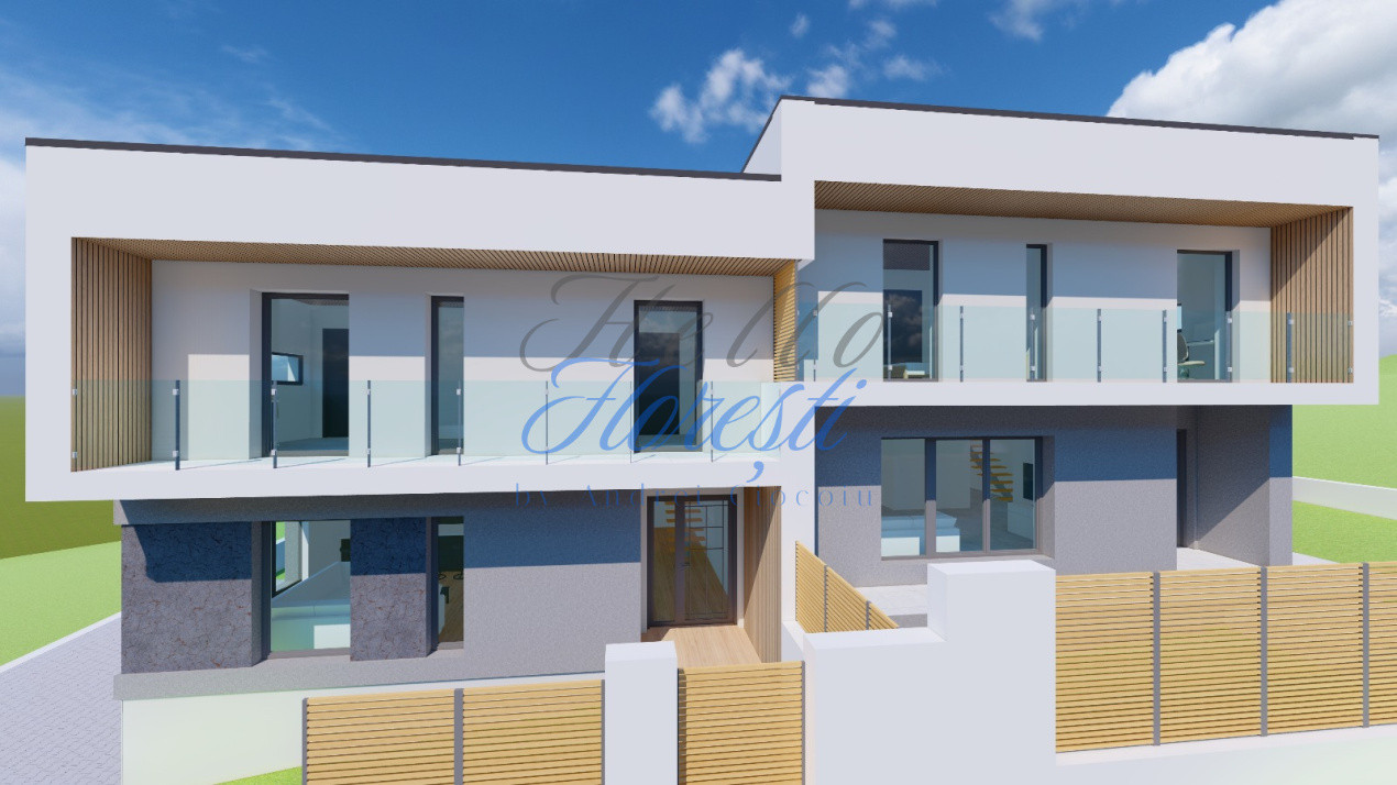 Duplex 5 camere 135 mp, 180 mp teren zona exterior nord Iris