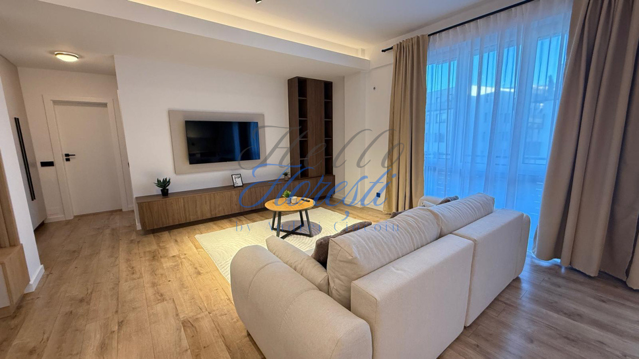 Apartament 2 camere Lux, 57.4 mp , zona Vivo , Floresti 