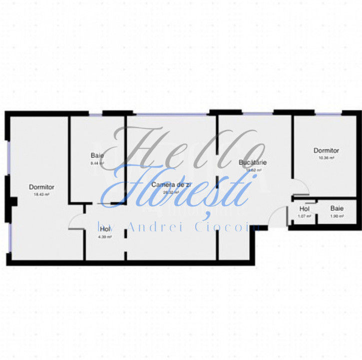 Apartament 4 camere, 83.78 mp | Zona Manastur/bogdan voda, Cluj