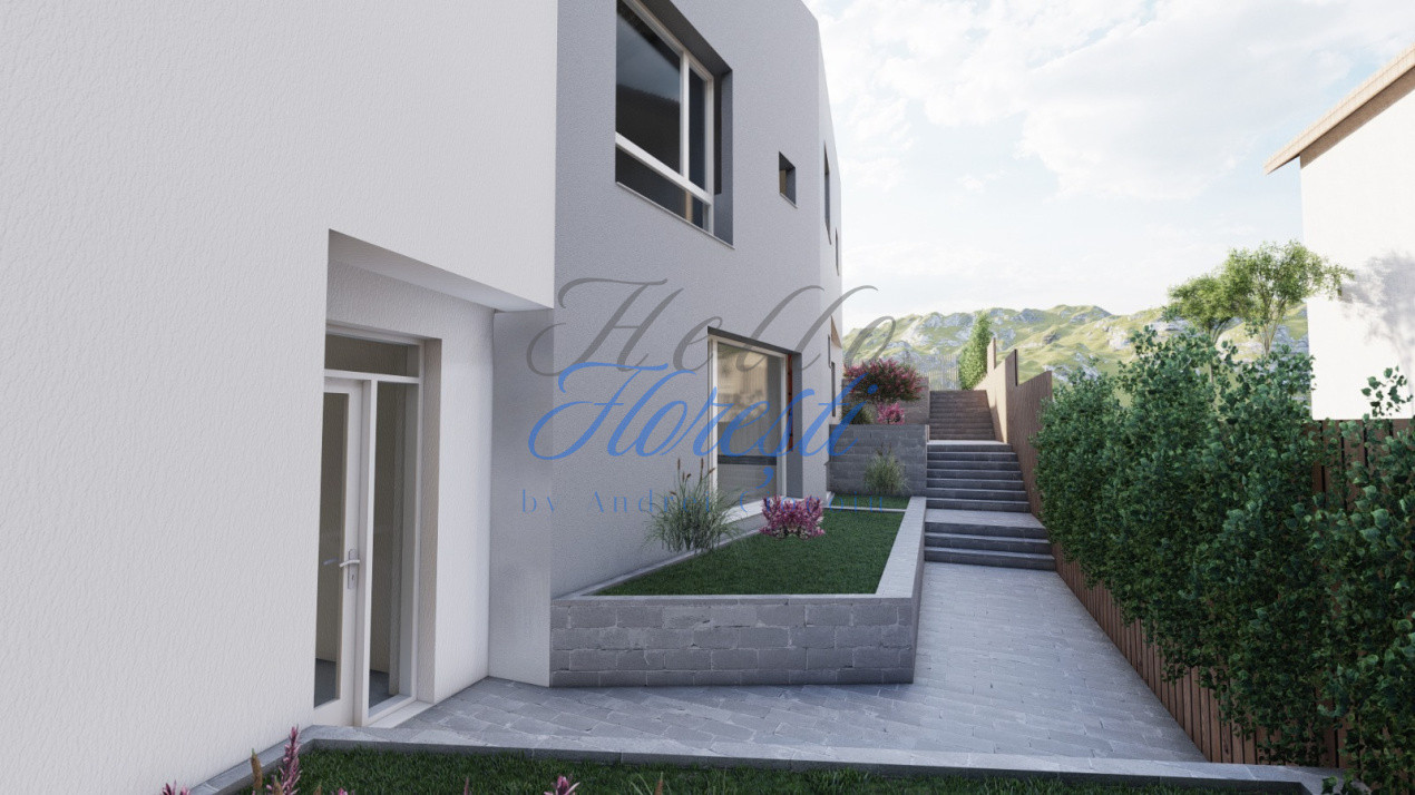 Duplex 5 camere 128 mp, 580 mp teren zona exterior nord Iris