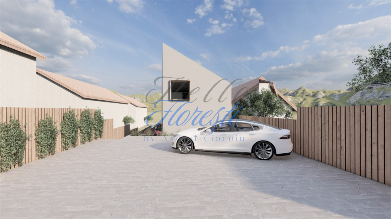 Duplex 5 camere 128 mp, 580 mp teren zona exterior nord Iris