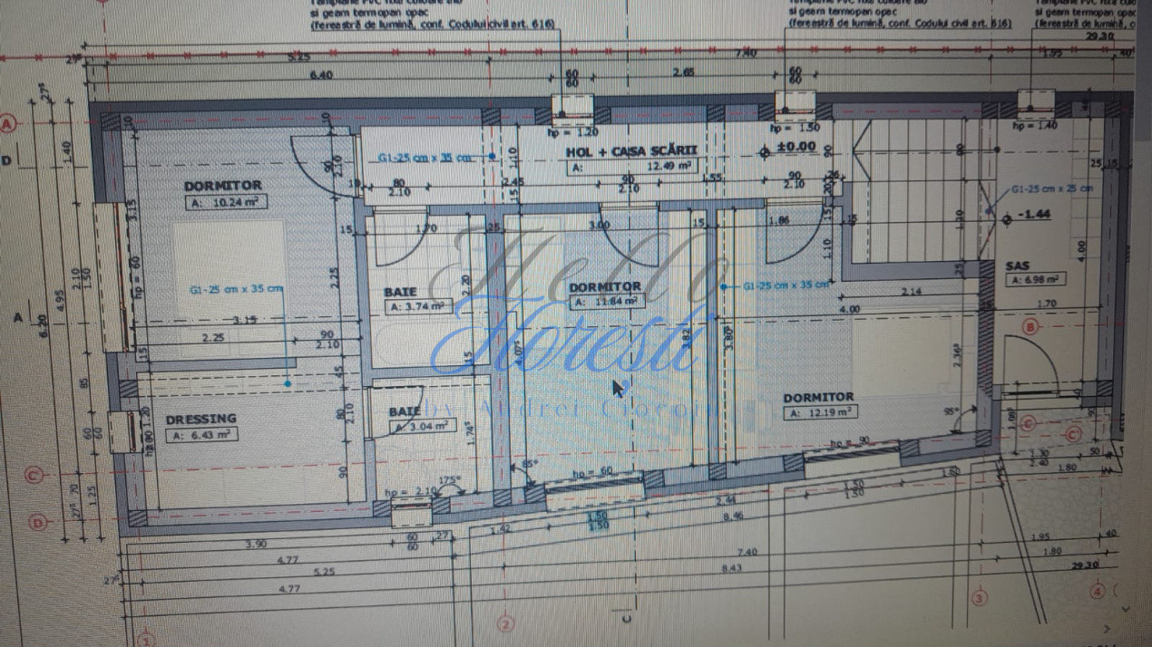 Duplex 5 camere 128 mp, 580 mp teren zona exterior nord Iris