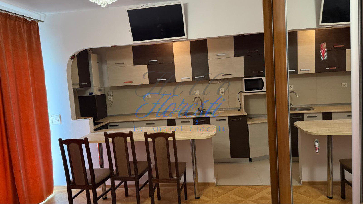 Apartament cu 2 camere, balcon inchis si parcare in Floresti zona Stejarului