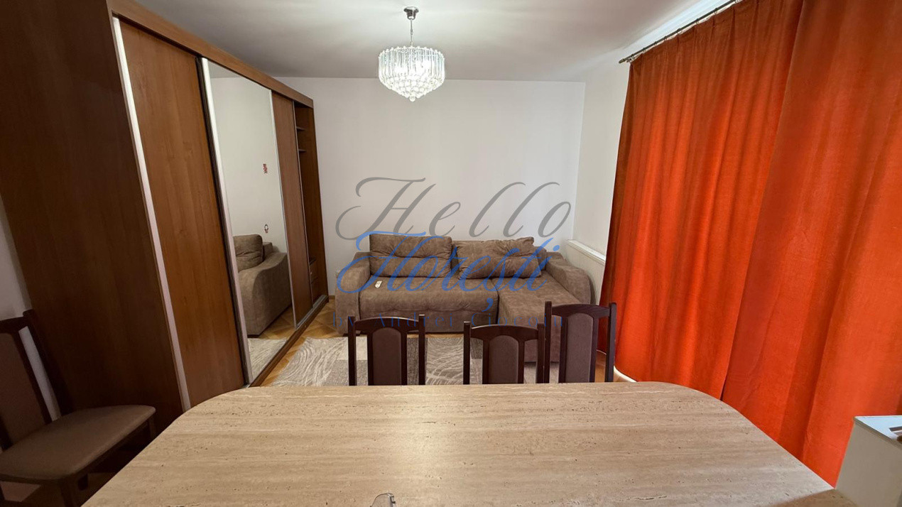 Apartament cu 2 camere, balcon inchis si parcare in Floresti zona Stejarului