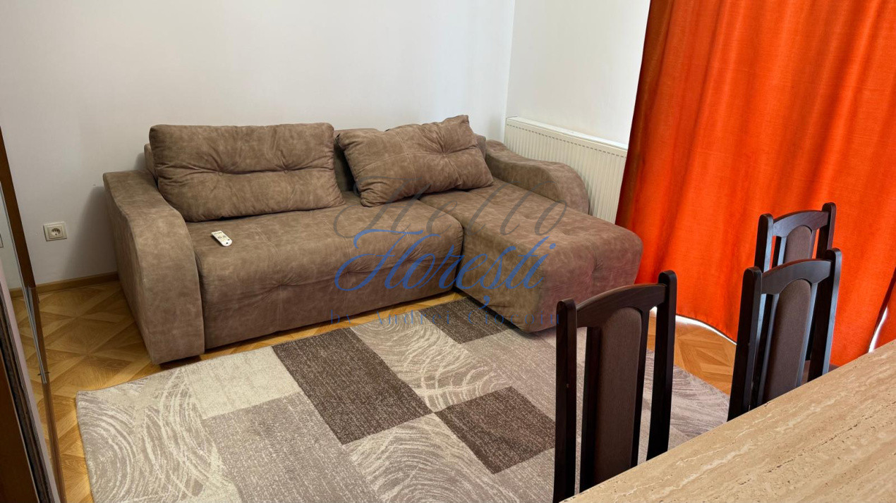 Apartament cu 2 camere, balcon inchis si parcare in Floresti zona Stejarului