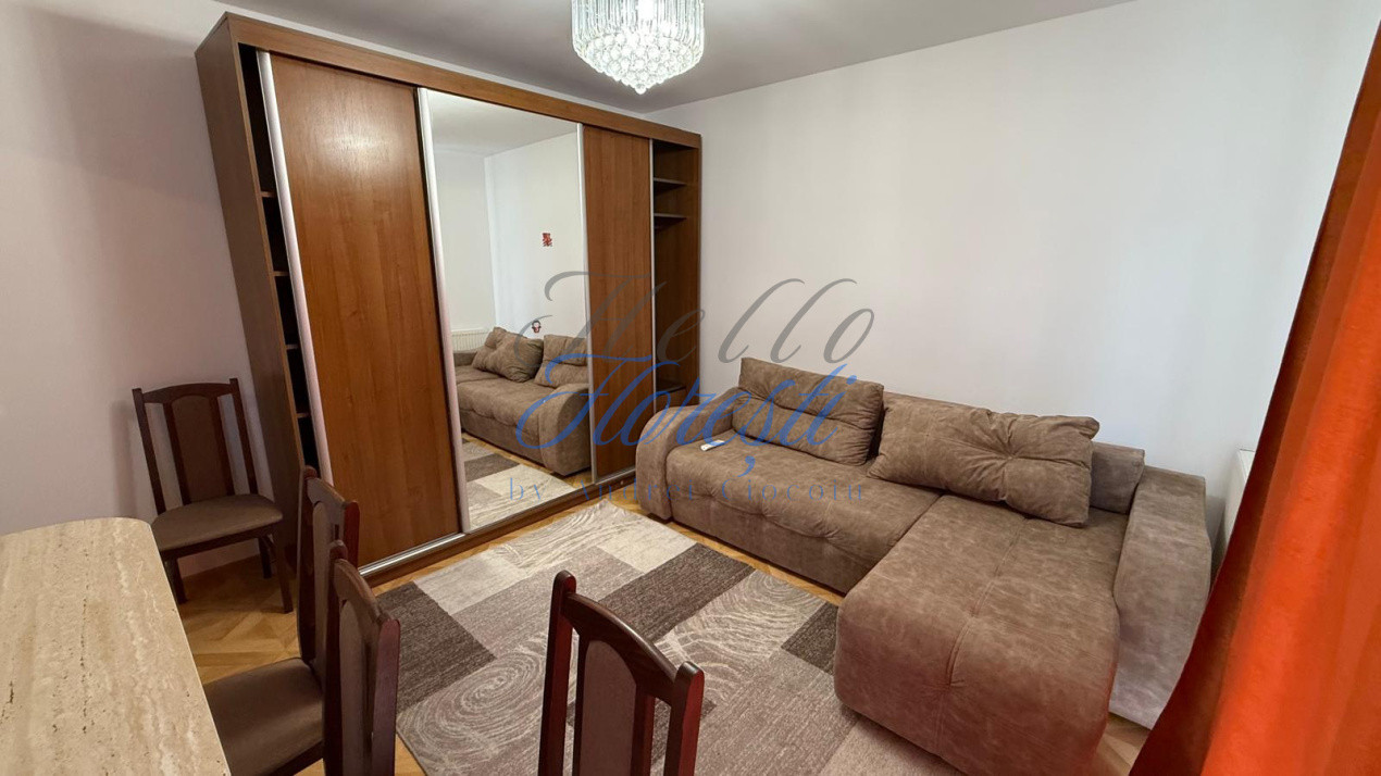 Apartament cu 2 camere, balcon inchis si parcare in Floresti zona Stejarului