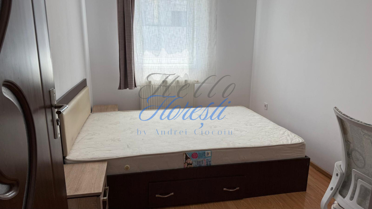 Apartament cu 2 camere, balcon inchis si parcare in Floresti zona Stejarului