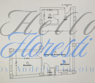 Apartament 2 camere, 57,26mp | Zona Calea Baciului | Cluj-Napoca |