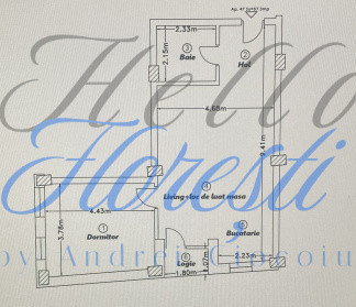 Apartament 2 camere, 57,26mp | Zona Calea Baciului | Cluj-Napoca |