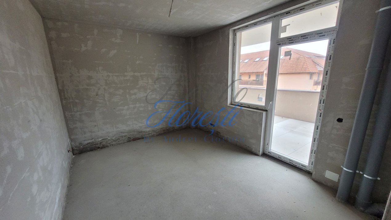 Apartament de 3 camere, 62 mp utili, 35 mp terasa, 2 bai, Muzeul Apei