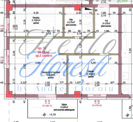 Apartament 2 camere, 58.23 mp , Zona Calea Turzii /Cluj Napoca