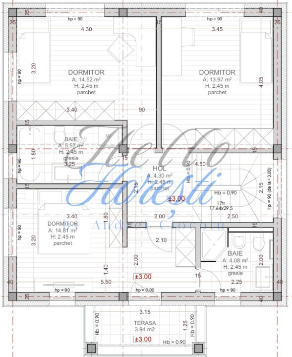 Casa individuala 115mp + 330mp Teren, Zona Dezmir | Cluj