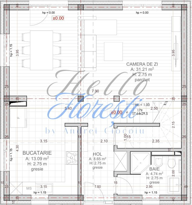 Casa individuala 115mp + 330mp Teren, Zona Dezmir | Cluj