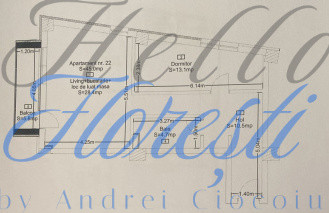 Apartament 2 camere, 56,64mp | Zona Dambul Rotund | Cluj-Napoca |