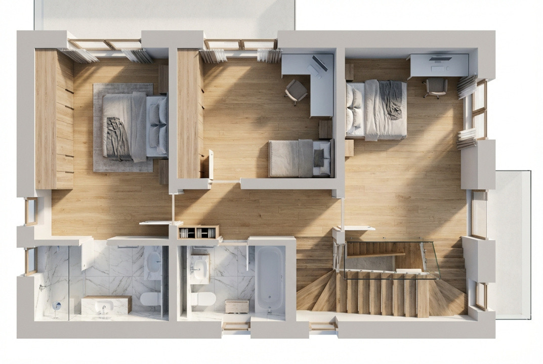 Casa individuala cu 4 camere, in zona Tauti