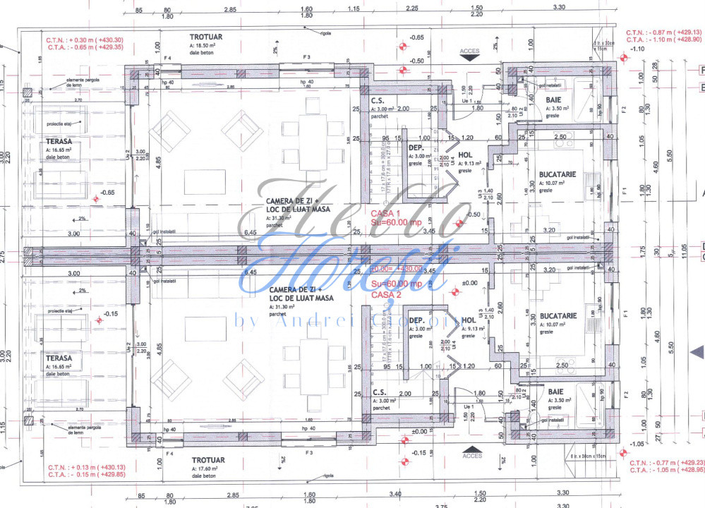 Duplex de vanzare in Floresti