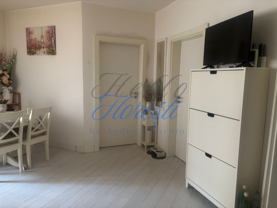 Apartament cu 2 camere , 46 MP, Parcare, zona Florilor, Floresti